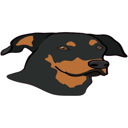 Beauceron Dog Decal, Dog Lover Decor Vinyl Sticker